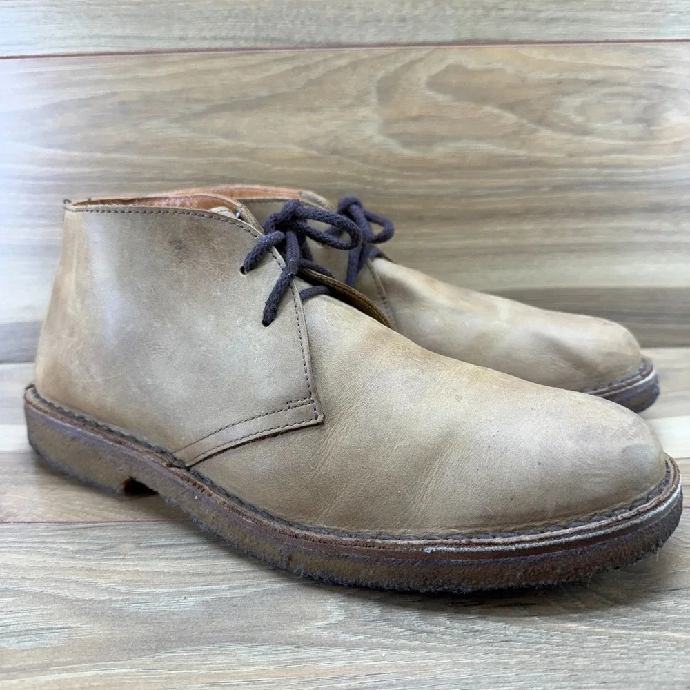 Astorflex Desert Chukka Boot Mens 10 EU 43 Tan Nubuck Leather Old Money Casual